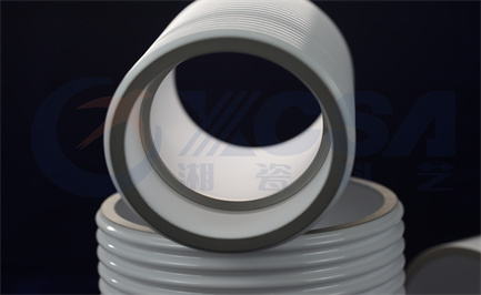 Ceramic Tube with inner step metallization